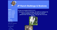 Desktop Screenshot of jpranchbulldogs.com